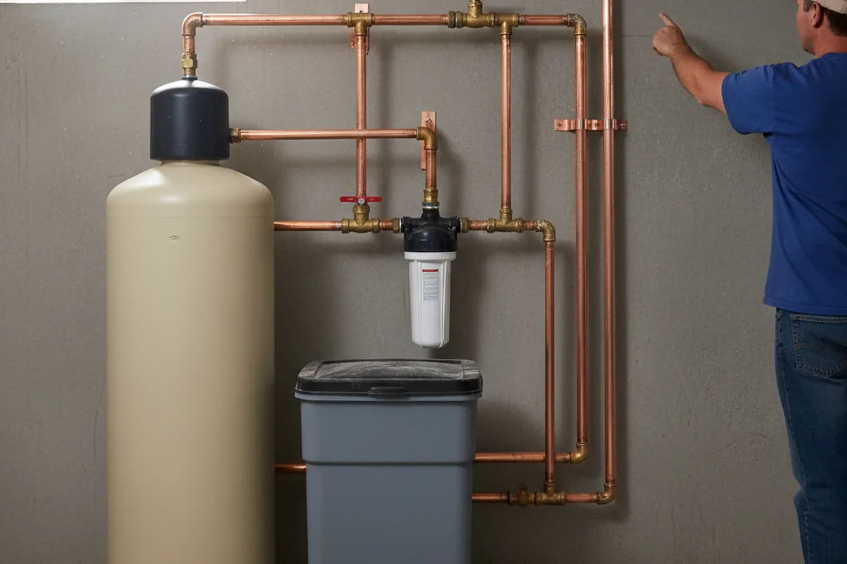 Whole-house water treatment system installed in Mina